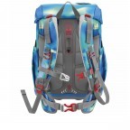 Schulranzen Cloud Flash Set 5-teilig Ninja Zazu, Farbe: blau/petrol, Marke: Step by Step, EAN: 4047443525062, Abmessungen in cm: 28x37.5x20, Bild 6 von 14