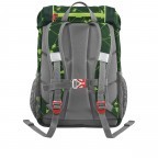 Kinderrucksack Kid Shine Set 3-teilig Dino Night Tyro, Farbe: grün/oliv, Marke: Step by Step, EAN: 4047443491961, Abmessungen in cm: 26x35x17, Bild 3 von 8