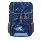 Kinderrucksack Kid Reflect Set 3-teilig Star Shuttle Elio, Farbe: blau/petrol, Marke: Step by Step, EAN: 4047443491985, Abmessungen in cm: 26x35x17, Bild 2 von 8