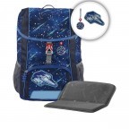 Kinderrucksack Kid Reflect Set 3-teilig Star Shuttle Elio, Farbe: blau/petrol, Marke: Step by Step, EAN: 4047443491985, Abmessungen in cm: 26x35x17, Bild 1 von 8