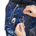 Kinderrucksack Kid Reflect Set 3-teilig Star Shuttle Elio, Farbe: blau/petrol, Marke: Step by Step, EAN: 4047443491985, Abmessungen in cm: 26x35x17, Bild 7 von 8