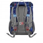 Kinderrucksack Kid Reflect Set 3-teilig Star Shuttle Elio, Farbe: blau/petrol, Marke: Step by Step, EAN: 4047443491985, Abmessungen in cm: 26x35x17, Bild 3 von 8
