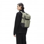 Rucksack Trail Cargo Backpack mit Laptopfach 13 Zoll Drift, Farbe: grau, Marke: Rains, EAN: 5711747604059, Abmessungen in cm: 26x45x12, Bild 4 von 5