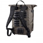 Fahrradtasche / Rucksack Vario Volumen 20 Liter Dark Sand, Farbe: taupe/khaki, Marke: Ortlieb, EAN: 4013051059480, Abmessungen in cm: 31x45x18, Bild 4 von 8