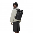 Rucksack Sibu Rolltop mit Laptopfach 13 Zoll Black, Farbe: schwarz, Marke: Rains, EAN: 5711747571450, Abmessungen in cm: 30x46x12, Bild 3 von 5