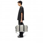 Reisetasche Hilo Weekend Bag Matrix, Farbe: beige, Marke: Rains, EAN: 5711747603816, Abmessungen in cm: 52x27x26, Bild 3 von 5