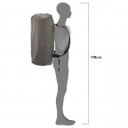 Reisetasche Duffle Lite auch als Rucksack nutzbar Volumen 60 Liter Dark Sand, Farbe: beige, Marke: Ortlieb, EAN: 4013051059893, Abmessungen in cm: 28x29x35, Bild 6 von 11