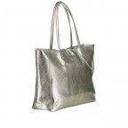 Shopper Metallic Gold, Farbe: metallic, Marke: Hausfelder Manufaktur, EAN: 4065646023178, Abmessungen in cm: 37x29.5x11.5, Bild 2 von 5