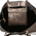 Shopper Metallic Bronze, Farbe: metallic, Marke: Hausfelder Manufaktur, EAN: 4065646023185, Abmessungen in cm: 37x29.5x11.5, Bild 5 von 5