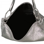 Umhängetasche Metallic Grau, Farbe: grau, Marke: Hausfelder Manufaktur, EAN: 4065646023208, Abmessungen in cm: 35x25x1, Bild 8 von 8