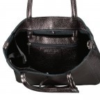Handtasche Metallic Anthra, Farbe: anthrazit, Marke: Hausfelder Manufaktur, EAN: 4065646023253, Abmessungen in cm: 23x22.5x8.5, Bild 8 von 8