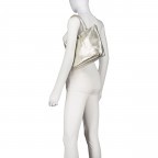 Handtasche Metallic Gold, Farbe: metallic, Marke: Hausfelder Manufaktur, EAN: 4065646023260, Abmessungen in cm: 23x22.5x8.5, Bild 5 von 8