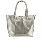 Handtasche Metallic Gold, Farbe: metallic, Marke: Hausfelder Manufaktur, EAN: 4065646023260, Abmessungen in cm: 23x22.5x8.5, Bild 3 von 8