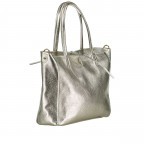 Handtasche Metallic Gold, Farbe: metallic, Marke: Hausfelder Manufaktur, EAN: 4065646023260, Abmessungen in cm: 23x22.5x8.5, Bild 2 von 8