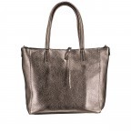 Handtasche Metallic Bronze, Farbe: metallic, Marke: Hausfelder Manufaktur, EAN: 4065646023277, Abmessungen in cm: 23x22.5x8.5, Bild 3 von 8