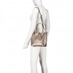 Handtasche Metallic Bronze, Farbe: metallic, Marke: Hausfelder Manufaktur, EAN: 4065646023277, Abmessungen in cm: 23x22.5x8.5, Bild 6 von 8