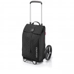 Einkaufsroller Citycruiser Set aus Rack und Rolltop-Tasche Glossy Dots Black Frame, Farbe: schwarz, Marke: Reisenthel, EAN: 4012013741746, Abmessungen in cm: 47.5x105.5x39, Bild 2 von 4
