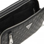 Handgelenktasche Tech Pouch Black, Farbe: schwarz, Marke: Guess, EAN: 7620837299618, Abmessungen in cm: 23x16x6, Bild 7 von 8