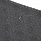 Handgelenktasche Tech Pouch Black, Farbe: schwarz, Marke: Guess, EAN: 7620837300062, Abmessungen in cm: 24.5x18x2, Bild 4 von 4
