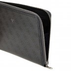 Handgelenktasche Tech Pouch Black, Farbe: schwarz, Marke: Guess, EAN: 7620837300062, Abmessungen in cm: 24.5x18x2, Bild 3 von 4