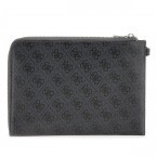 Handgelenktasche Tech Pouch Black, Farbe: schwarz, Marke: Guess, EAN: 7620837300062, Abmessungen in cm: 24.5x18x2, Bild 2 von 4