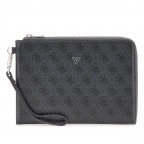 Handgelenktasche Tech Pouch Black, Farbe: schwarz, Marke: Guess, EAN: 7620837300062, Abmessungen in cm: 24.5x18x2, Bild 1 von 4