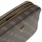Umhängetasche 4G-Logo Brown Ochre, Farbe: braun, Marke: Guess, EAN: 7620837300444, Abmessungen in cm: 22x14x5.5, Bild 7 von 7