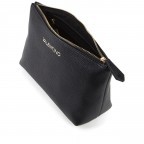 Kulturbeutel Brixton Soft Cosmetic Case L Nero, Farbe: schwarz, Marke: Valentino Bags, EAN: 8054942226778, Abmessungen in cm: 22x15.5x9.5, Bild 3 von 4
