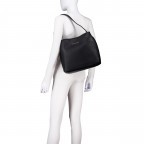 Beuteltasche Brixton mit herausnehmbarem Etui Nero, Farbe: schwarz, Marke: Valentino Bags, EAN: 8054942230591, Abmessungen in cm: 30x28x14, Bild 4 von 7