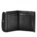 Geldbörse Luise 457 mit RFID-Schutz Schwarz, Farbe: schwarz, Marke: Flanigan, EAN: 4066727006226, Abmessungen in cm: 10x8x2.5, Bild 4 von 5