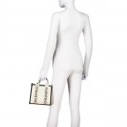 Handtasche Candle Naturale Nero, Farbe: beige, Marke: Valentino Bags, EAN: 8054942642509, Abmessungen in cm: 20.5x19x8, Bild 4 von 7