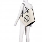 Shopper Covent L mit herausnehmbarer Tasche Naturale Nero, Farbe: schwarz, Marke: Valentino Bags, EAN: 8054942681133, Abmessungen in cm: 32x36x15, Bild 4 von 6