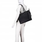 Shopper Samba Relove Recycle Nero, Farbe: schwarz, Marke: Valentino Bags, EAN: 8054942650887, Abmessungen in cm: 35x27x10, Bild 4 von 7