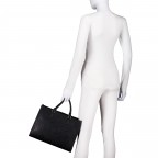 Handtasche Samba Relove Recycle Nero, Farbe: schwarz, Marke: Valentino Bags, EAN: 8054942688361, Abmessungen in cm: 34.5x25.5x15, Bild 4 von 8