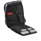 Rucksack Securipak 2.0 Backpack 15.6 Zoll Dusty Blue, Farbe: blau/petrol, Marke: Samsonite, EAN: 5400520315915, Abmessungen in cm: 30x44.5x18, Bild 7 von 10