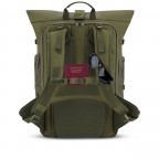 Rucksack Eco Series Allen Large Travel erweiterbar Oliv, Farbe: grün/oliv, Marke: Johnny Urban, EAN: 4260759421136, Abmessungen in cm: 31x50x18, Bild 15 von 17