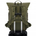 Rucksack Eco Series Allen Large Travel erweiterbar Oliv, Farbe: grün/oliv, Marke: Johnny Urban, EAN: 4260759421136, Abmessungen in cm: 31x50x18, Bild 5 von 17