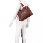 Shopper Cormorano Fanny Coffee, Farbe: braun, Marke: Adax, EAN: 5705483239675, Abmessungen in cm: 35x24x15, Bild 4 von 7