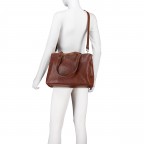 Shopper Cormorano Fanny Coffee, Farbe: braun, Marke: Adax, EAN: 5705483239675, Abmessungen in cm: 35x24x15, Bild 6 von 7
