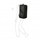 Reisetasche / Rucksack Urban Eco Travel Duffle Black, Farbe: schwarz, Marke: Porsche Design, EAN: 4056487068763, Abmessungen in cm: 58x33x33, Bild 5 von 9