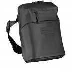 Umhängetasche Urban Eco Leather Shoulder Bag S RL Black, Farbe: schwarz, Marke: Porsche Design, EAN: 4056487052359, Abmessungen in cm: 21x26x7, Bild 2 von 5