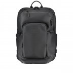 Rucksack Urban Eco Leather Backpack M2 mit Laptopfach 15 Zoll Black, Farbe: schwarz, Marke: Porsche Design, EAN: 4056487052298, Abmessungen in cm: 33x43x17, Bild 1 von 12