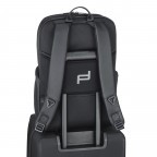 Rucksack Urban Eco Leather Backpack M2 mit Laptopfach 15 Zoll Black, Farbe: schwarz, Marke: Porsche Design, EAN: 4056487052298, Abmessungen in cm: 33x43x17, Bild 5 von 12