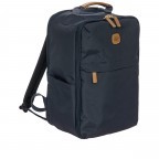 Rucksack X-BAG & X-Travel Underseat Backpack Ocean Blue, Farbe: blau/petrol, Marke: Brics, EAN: 8016623969367, Abmessungen in cm: 26x39x19, Bild 2 von 9