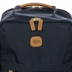 Rucksack X-BAG & X-Travel Underseat Backpack Ocean Blue, Farbe: blau/petrol, Marke: Brics, EAN: 8016623969367, Abmessungen in cm: 26x39x19, Bild 9 von 9