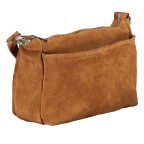 Umhängetasche Velours Hellbraun, Farbe: braun, Marke: Hausfelder Manufaktur, EAN: 4065646024496, Abmessungen in cm: 29x17.5x10.5, Bild 2 von 7