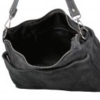 Umhängetasche Velours Anthra, Farbe: anthrazit, Marke: Hausfelder Manufaktur, EAN: 4065646024489, Abmessungen in cm: 29x17.5x10.5, Bild 7 von 7