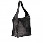 Beuteltasche Laminato Schwarz, Farbe: schwarz, Marke: Hausfelder Manufaktur, EAN: 4065646024618, Abmessungen in cm: 33.5x32x16, Bild 2 von 5