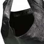 Beuteltasche Laminato Schwarz, Farbe: schwarz, Marke: Hausfelder Manufaktur, EAN: 4065646024618, Abmessungen in cm: 33.5x32x16, Bild 5 von 5