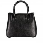 Handtasche Laminato Schwarz, Farbe: schwarz, Marke: Hausfelder Manufaktur, EAN: 4065646024656, Abmessungen in cm: 23x17.5x10, Bild 3 von 7